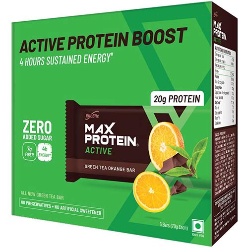 RiteBite Max Protein Green Tea Orange