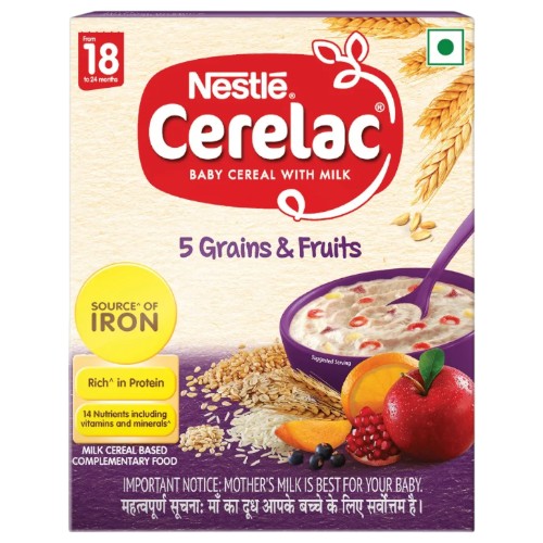 Cerelac Stgs 5 Graines & Fruit Poshan Bib