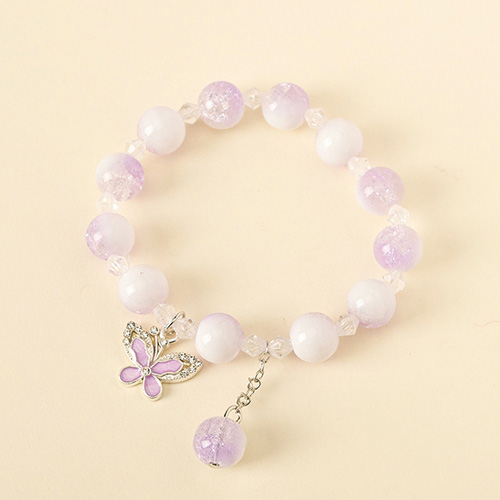 Milk Cover Oil Dropping Butterfly Bracelet