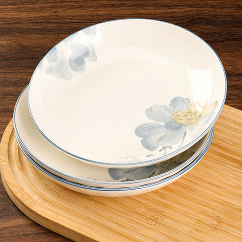 Mingxin 8 inch Rain Stone Plate Random Pattern