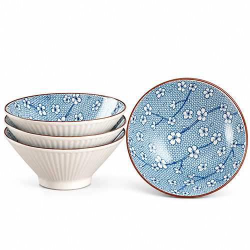 Printed 7-inch Bowl 005 Flowers
