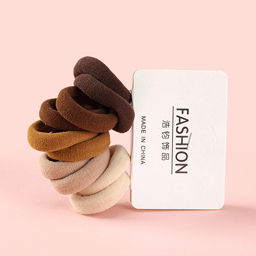 Ten Milk Tea Color Elevator Rubber Bands