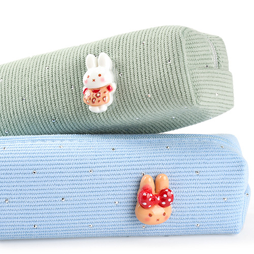Three-Dimensional Bright Drill Rabbit Accessories Pencil Case