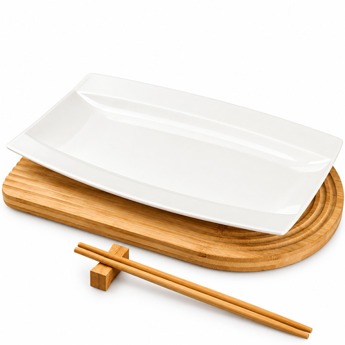 12 inch Japanese Style Fish Plate Qualified