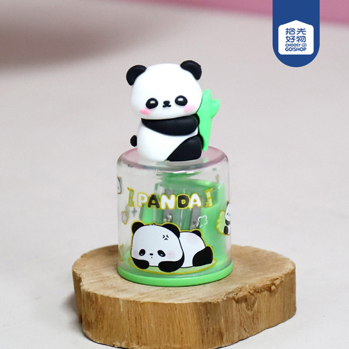3081 Red Panda Double Hole Pencil Sharpener