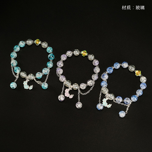 Ice Spirit Oil Drop Wreath Bracelet