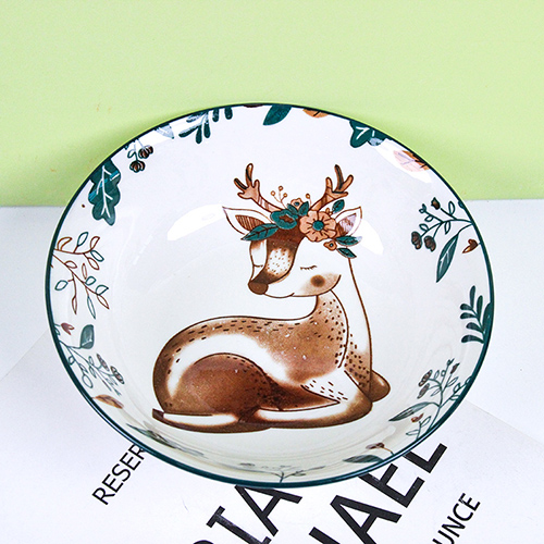 7 Inch Aviation Bowl Happy Deer