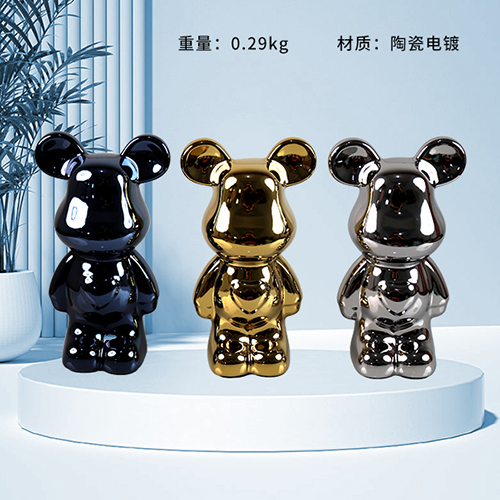 18-love Bear Ornaments Plating