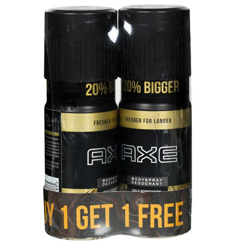Axe Gold Temptation Deodorant Buy 1 Get 1