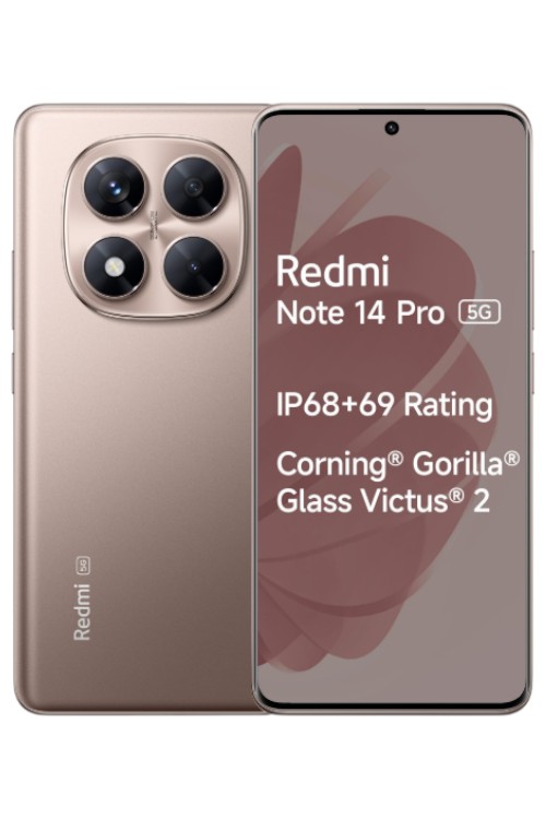 Redmi Note 14 Pro 5G Champagne Gold Mobile Phone
