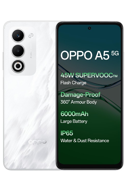Oppo A5 5G Mist White Smartphone