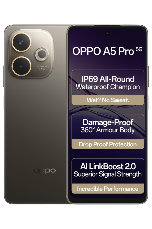 Oppo A5 Pro 5G Mocha Brown Smartphone