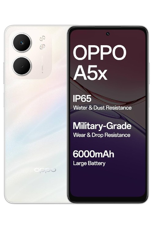 Oppo A5X 4G Laser White Smartphone