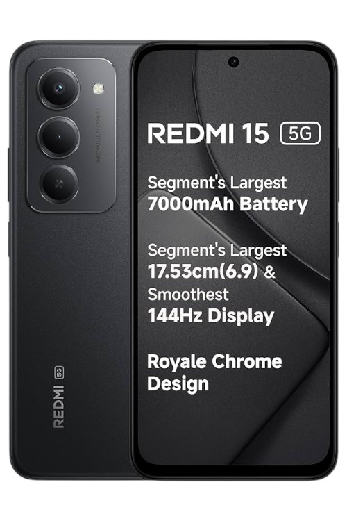 Redmi 15 5G Midnight Black Smartphone