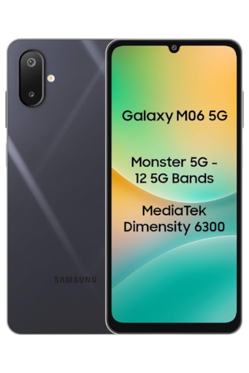 Samsung M06 5G Blazing Black Smartphone