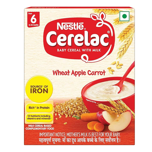 Nestle Cerelac 1Wheat Apple Carrot Baby Food