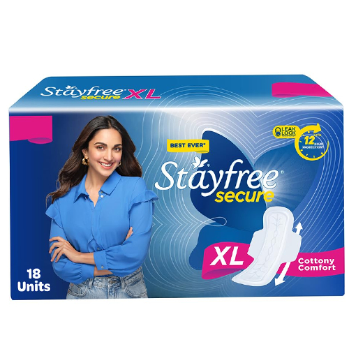 Stayfree Cotony Xl Wings Sanitary Pads