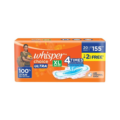 Whisper Choice Ultra Sanitary Pads