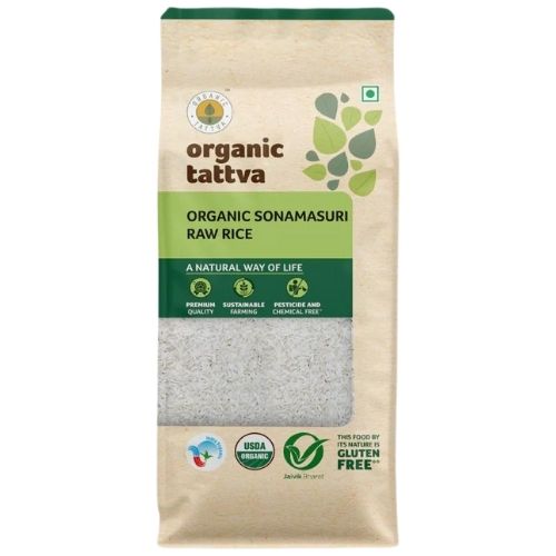 Organic Tattva Sona Masuri Rice White Polished